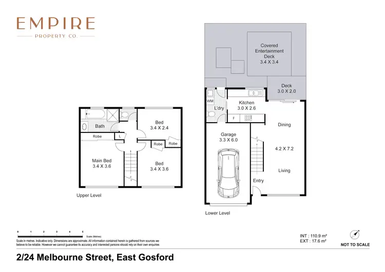 Floorplan of Homely townhouse listing, 2/24 Melbourne Street, East Gosford NSW 2250