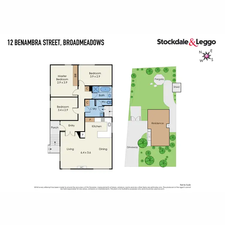 Floorplan of Homely house listing, 12 Benambra Street, Broadmeadows VIC 3047