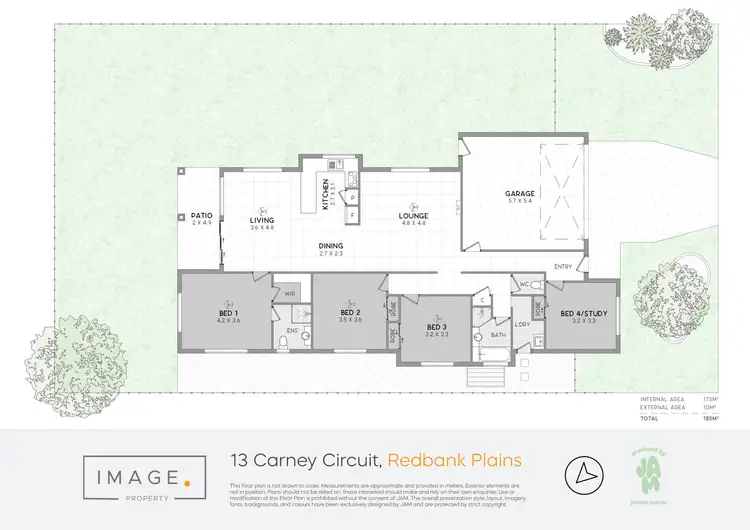 Floorplan of Homely house listing, 13 Carney Circuit, Redbank Plains QLD 4301