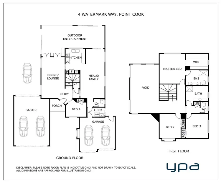 Floorplan of Homely house listing, 4 Watermark Way, Point Cook VIC 3030