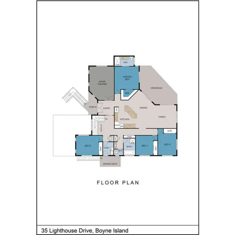 Floorplan of Homely house listing, 35 Lighthouse Drive, Boyne Island QLD 4680