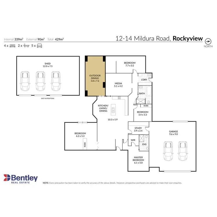 Floorplan of Homely house listing, 12 Mildura Road, Rockyview QLD 4701