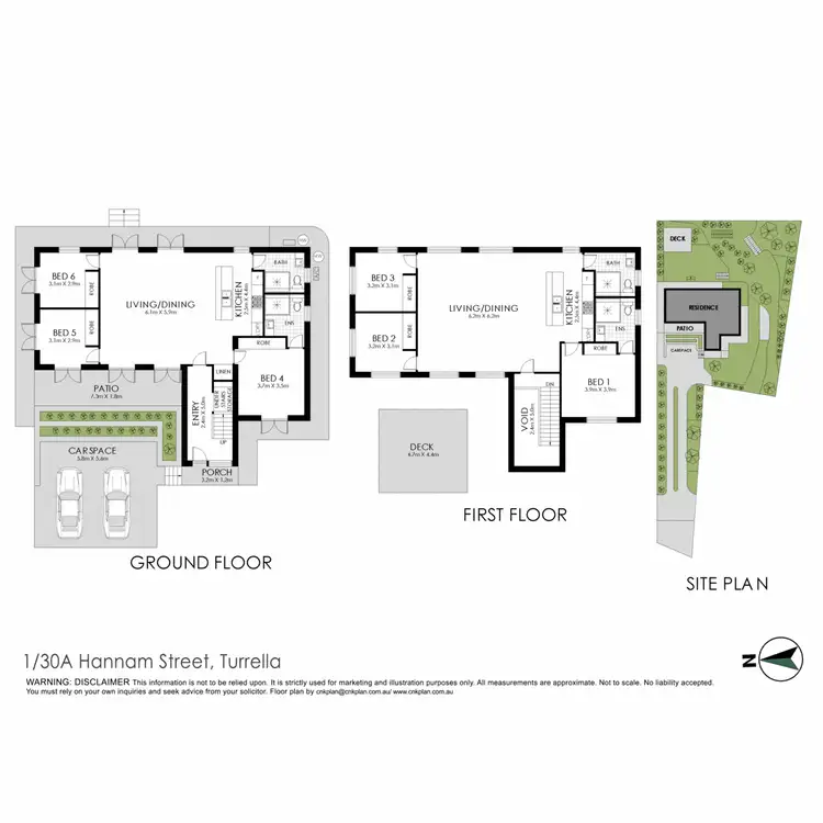 Floorplan of Homely house listing, 30A Hannam Street, Turrella NSW 2205