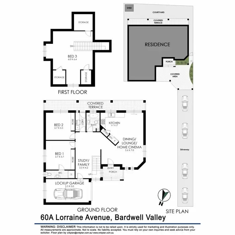 Floorplan of Homely house listing, 60A Lorraine Avenue, Bardwell Valley NSW 2207
