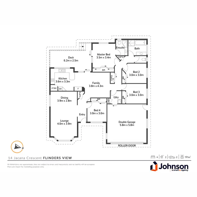 Floorplan of Homely house listing, 14 Jacana Crescent, Flinders View QLD 4305