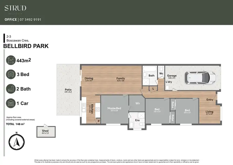 Floorplan of Homely house listing, 2/3 Boscawan Crescent, Bellbird Park QLD 4300