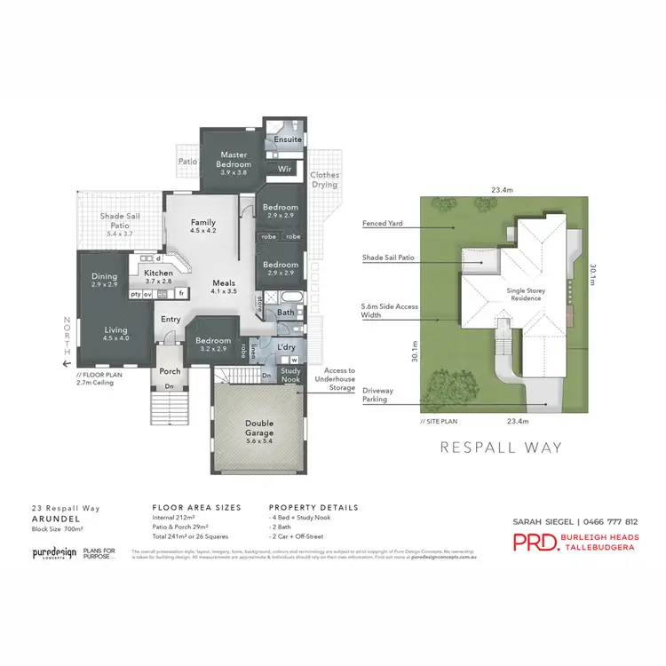 Floorplan of Homely house listing, 23 Respall Way, Arundel QLD 4214