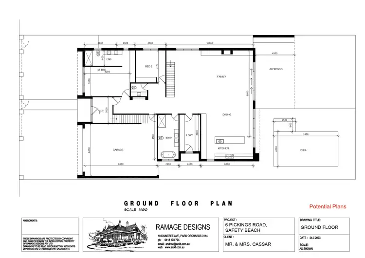 Floorplan of Homely land listing, 6 Pickings Road, Safety Beach VIC 3936