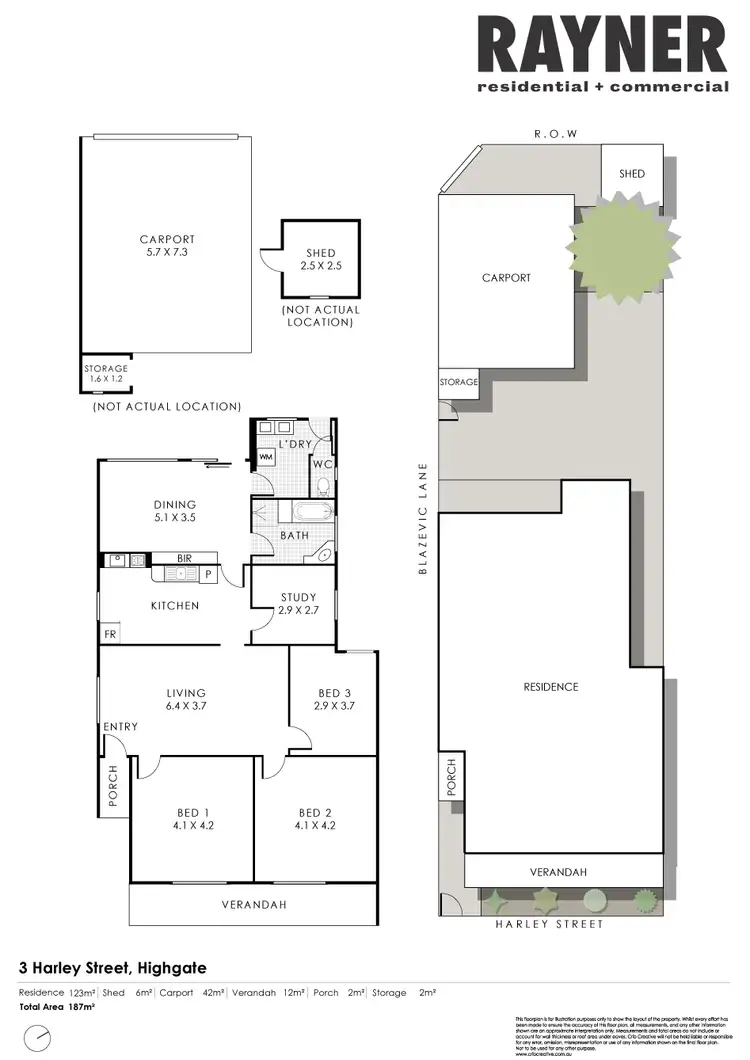 Floorplan of Homely house listing, 3 Harley Street, Highgate WA 6003