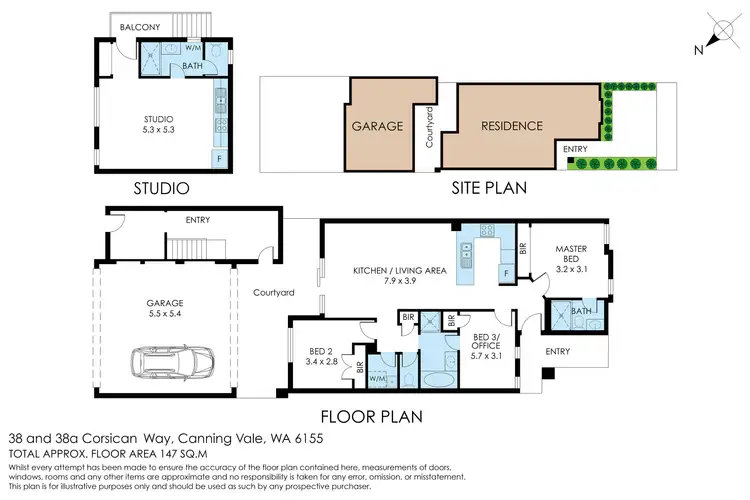 Floorplan of Homely house listing, 38 Corsican Way, Canning Vale WA 6155