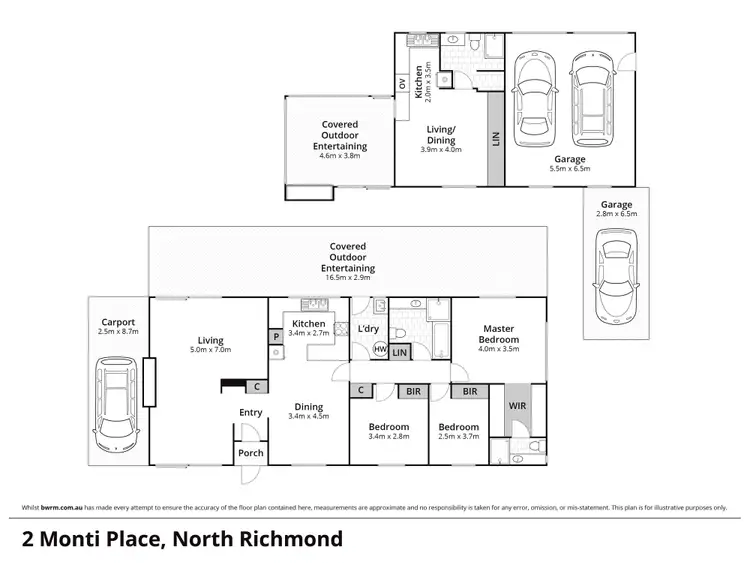 Floorplan of Homely house listing, 2 Monti Place, North Richmond NSW 2754