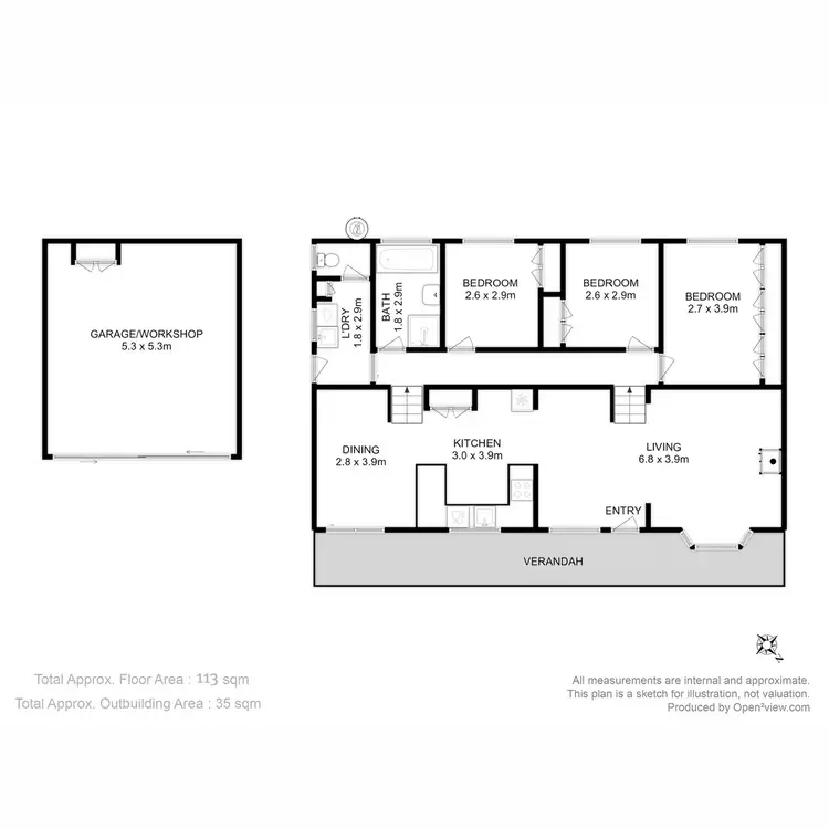 Floorplan of Homely house listing, 18 Cuthbertson Place, Lenah Valley TAS 7008