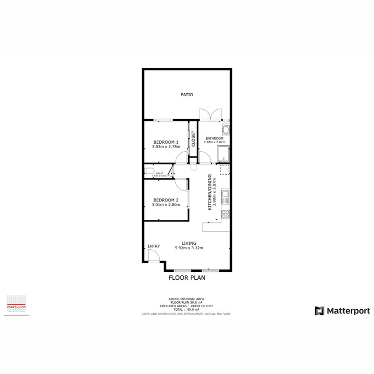Floorplan of Homely villa listing, 7/125 Waterloo Street, Tuart Hill WA 6060