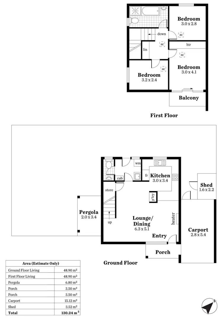 Floorplan of Homely unit listing, 10/2 Rowells Road, Lockleys SA 5032