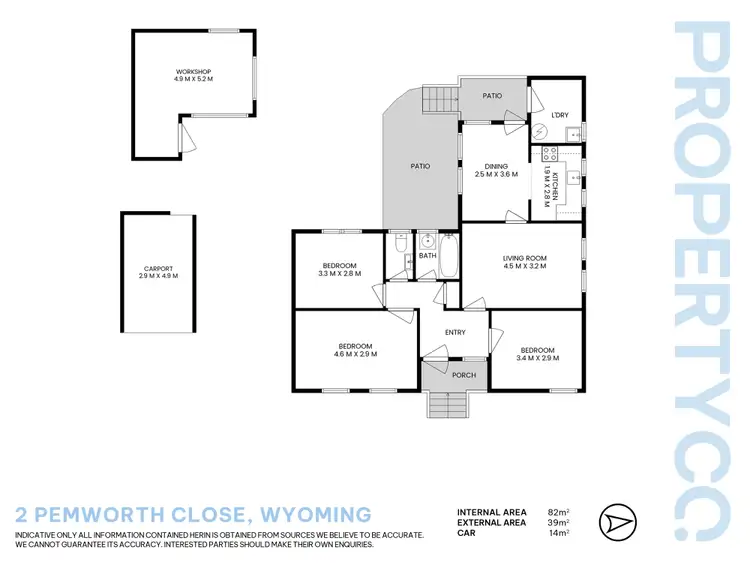 Floorplan of Homely house listing, 2 Pemworth Close, Wyoming NSW 2250