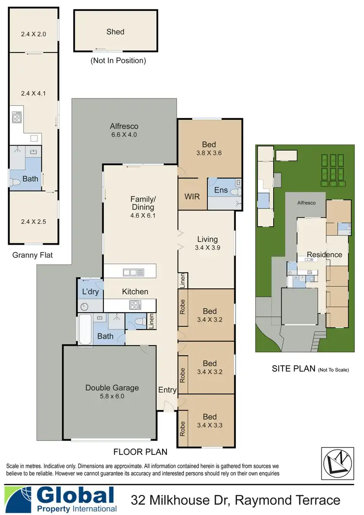 Floorplan of Homely house listing, 32 Milkhouse Drive, Raymond Terrace NSW 2324