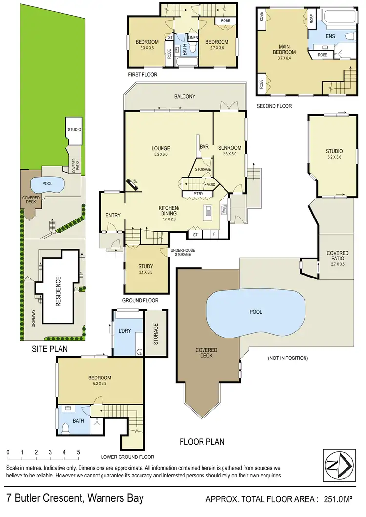 Floorplan of Homely house listing, 7 Butler Crescent, Warners Bay NSW 2282
