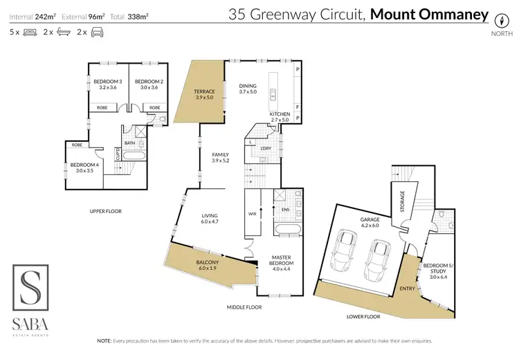 Floorplan of Homely unit listing, 35 Greenway Circuit, Mount Ommaney QLD 4074