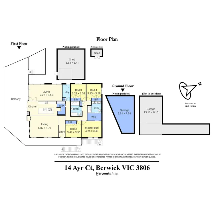 Floorplan of Homely house listing, 14 Ayr Court, Berwick VIC 3806