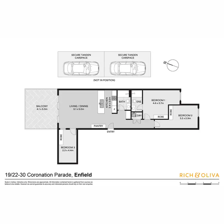 Floorplan of Homely apartment listing, 19/22-30 Coronation Parade, Enfield NSW 2136