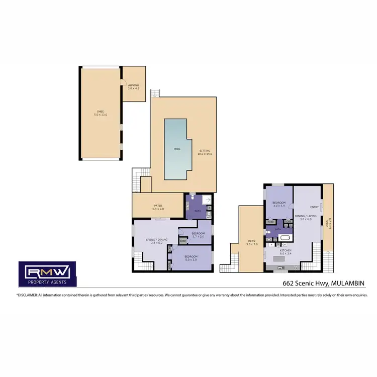 Floorplan of Homely house listing, 662 Scenic Highway, Mulambin QLD 4703