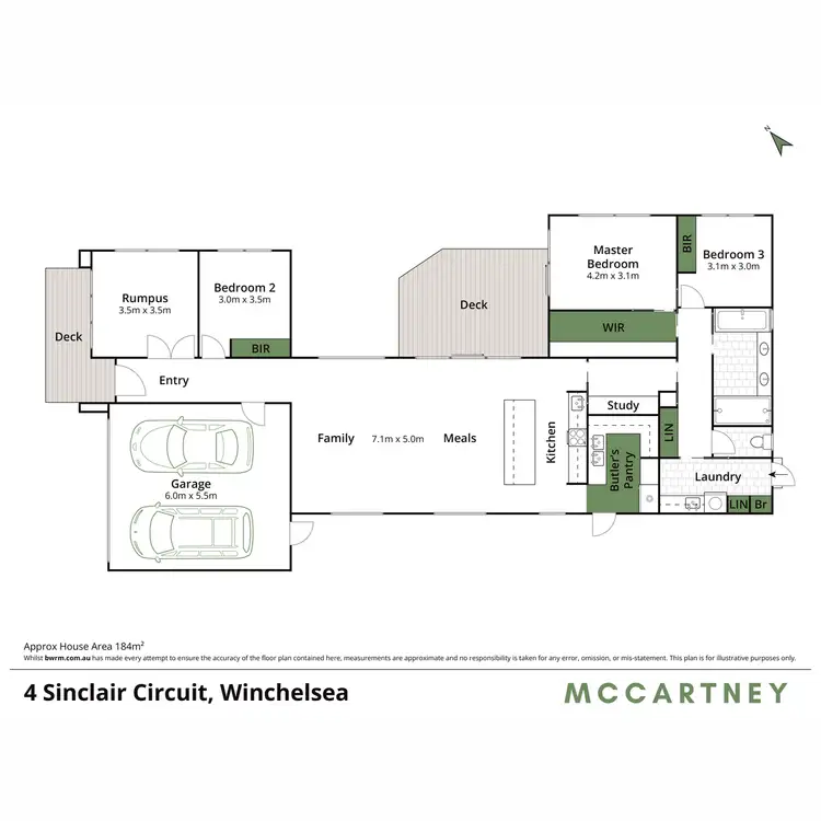 Floorplan of Homely house listing, 4 Sinclair Circuit, Winchelsea VIC 3241