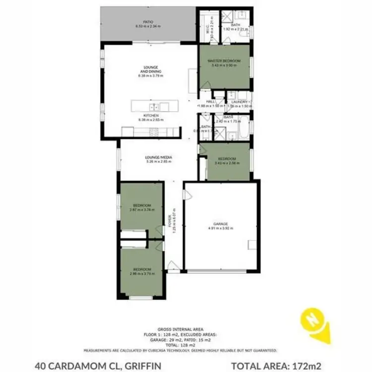 Floorplan of Homely house listing, 40 Cardamom Close, Griffin QLD 4503