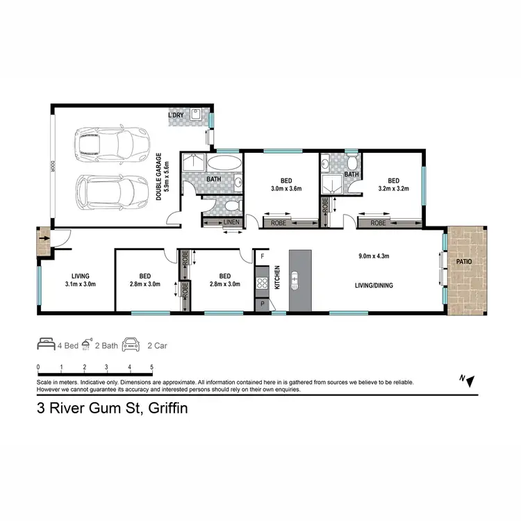 Floorplan of Homely house listing, 3 River Gum Street, Griffin QLD 4503