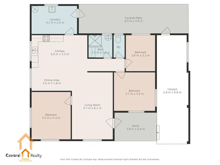 Floorplan of Homely house listing, 34 Kenneally Road, Mareeba QLD 4880