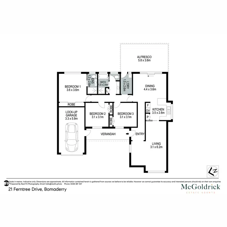 Floorplan of Homely house listing, 21 Ferntree Drive, Bomaderry NSW 2541