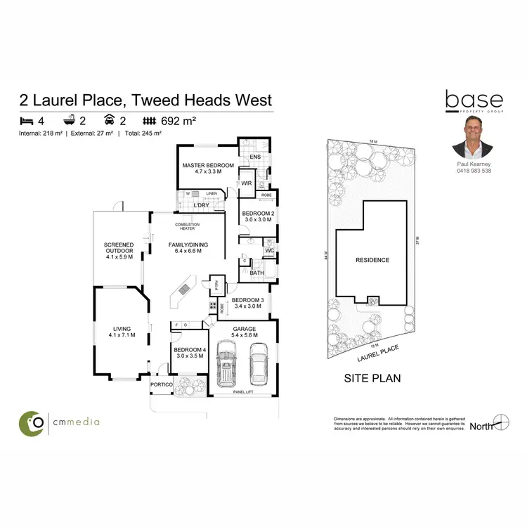Floorplan of Homely house listing, 2 Laurel Place, Tweed Heads West NSW 2485
