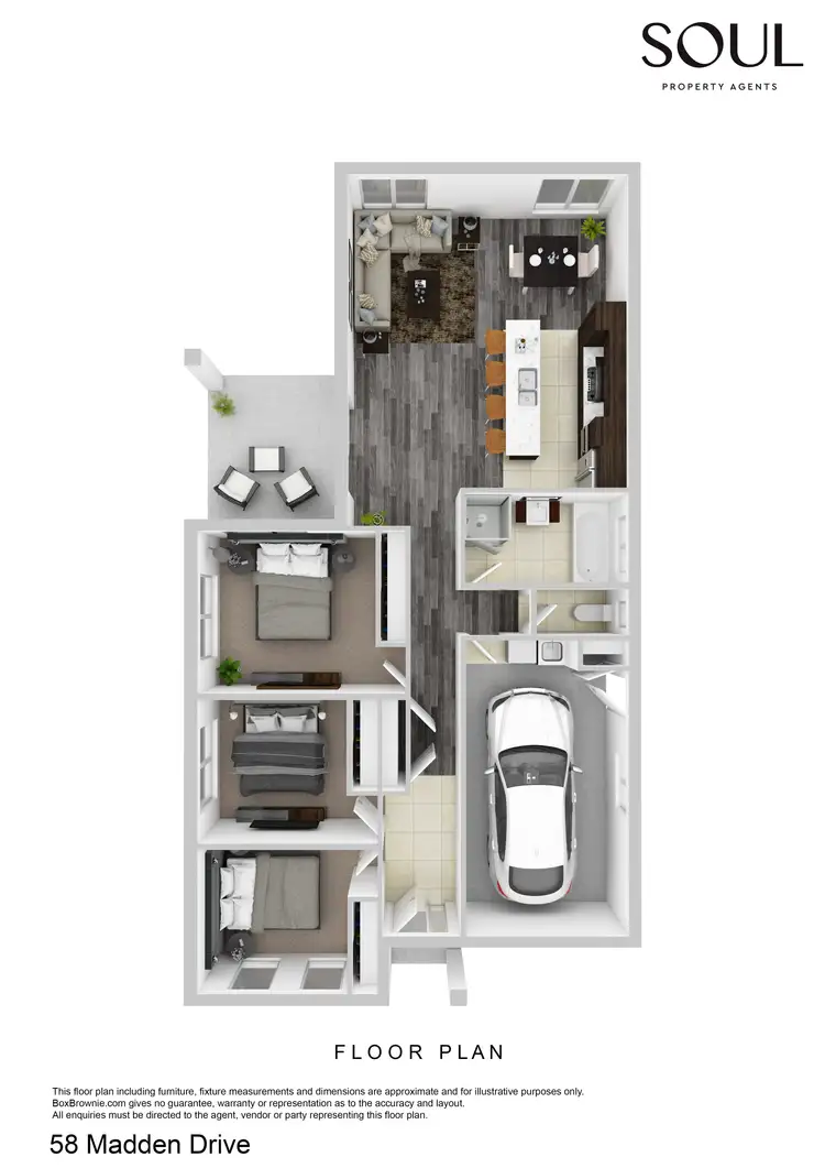 Floorplan of Homely house listing, 58 Madden Drive, Griffith NSW 2680