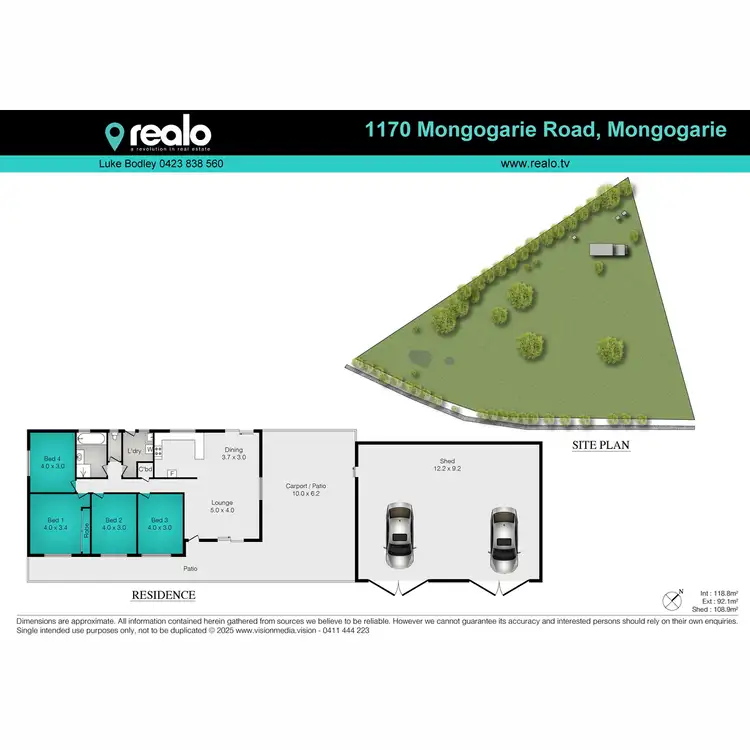 Floorplan of Homely rural property listing, 1170 Mongogarie Road, Mongogarie NSW 2470