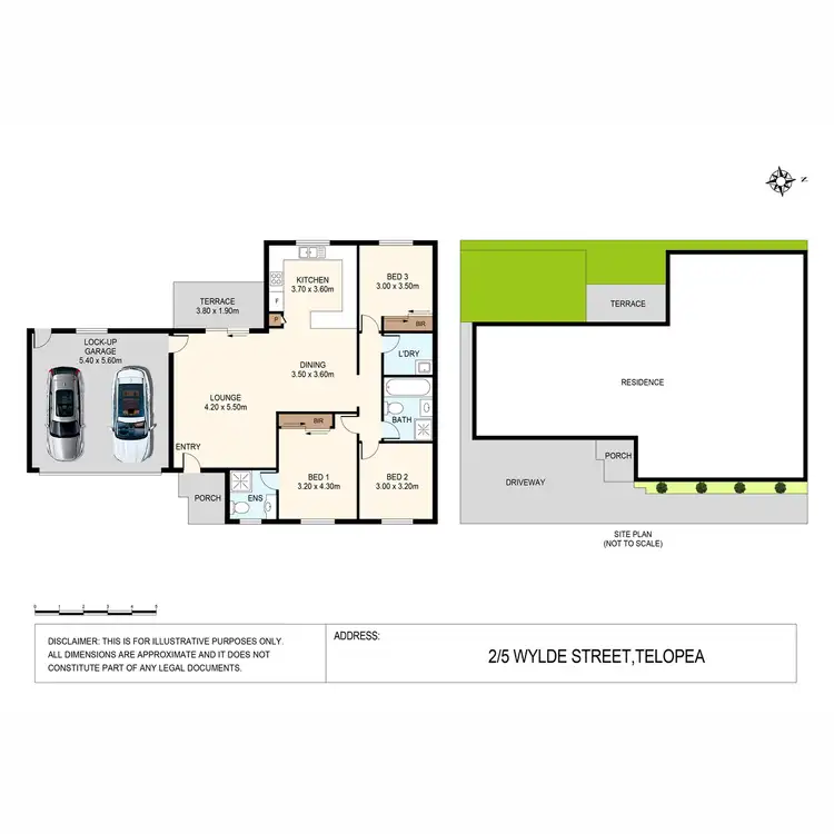 Floorplan of Homely villa listing, 2/5 Wylde Street, Telopea NSW 2117