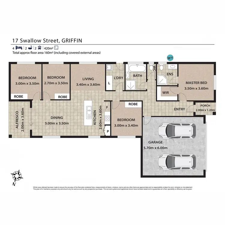 Floorplan of Homely house listing, 17 Swallow Street,, Griffin QLD 4503