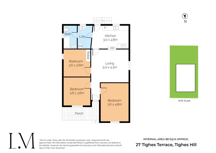 Floorplan of Homely house listing, 27 Tighes Terrace, Tighes Hill NSW 2297