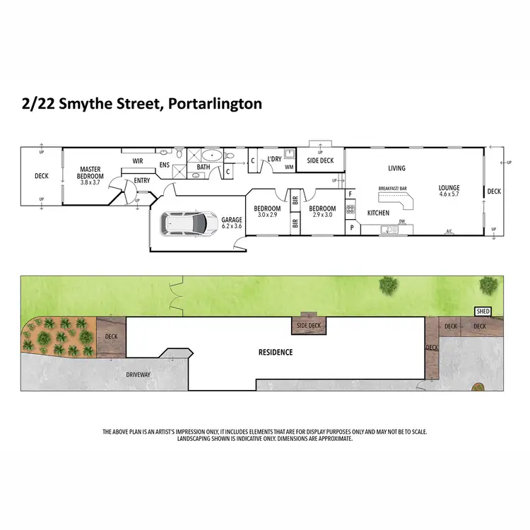 Floorplan of Homely house listing, 2/22 Smythe Street, Portarlington VIC 3223