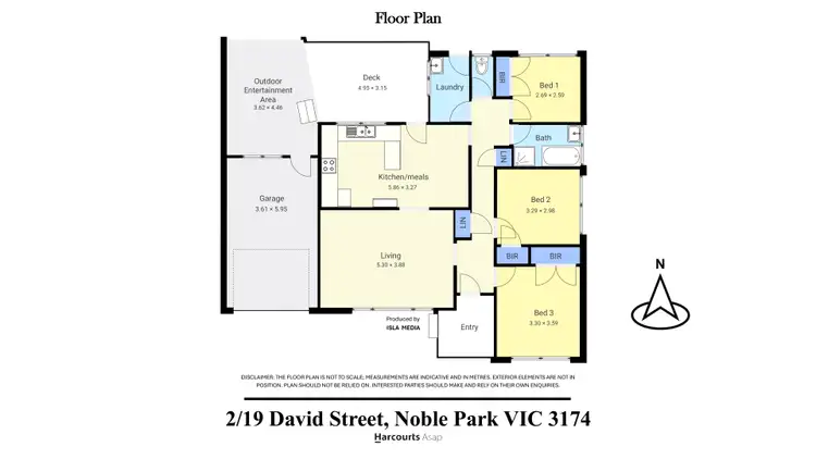 Floorplan of Homely house listing, 2/19 David Street, Noble Park VIC 3174