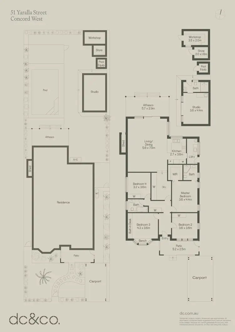 Floorplan of Homely house listing, 51 Yaralla Street, Concord West NSW 2138