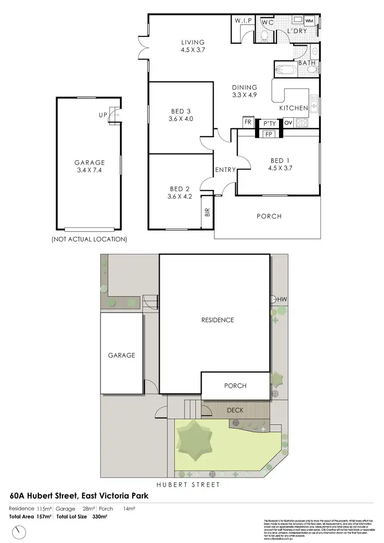 Floorplan of Homely house listing, 60A Hubert Street, East Victoria Park WA 6101