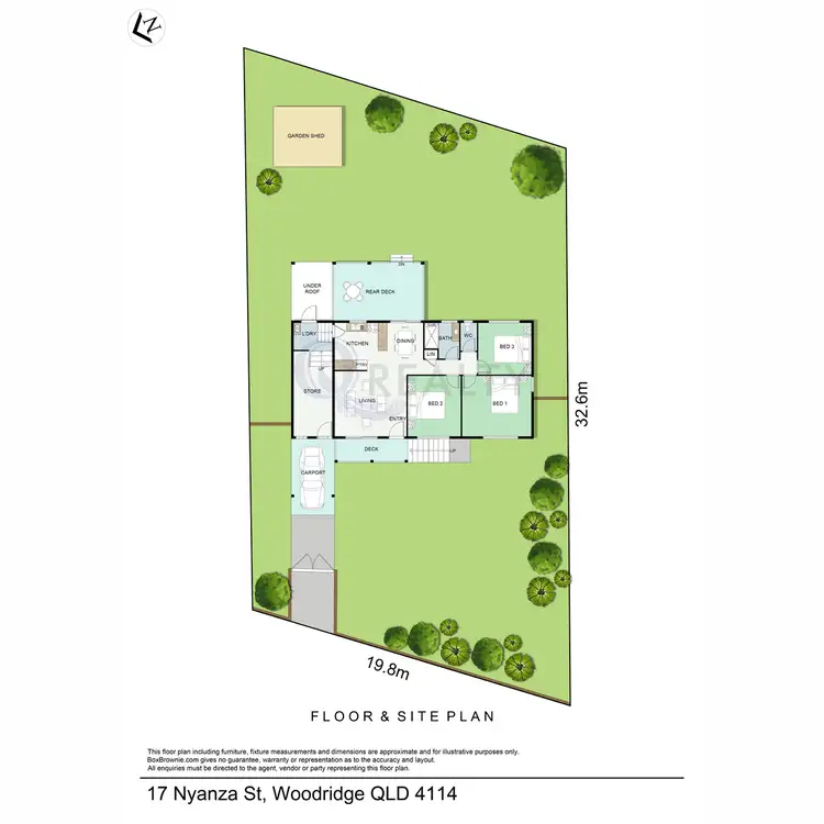 Floorplan of Homely house listing, 17 Nyanza Street, Woodridge QLD 4114