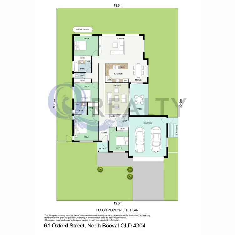 Floorplan of Homely house listing, 61 Oxford Street, North Booval QLD 4304
