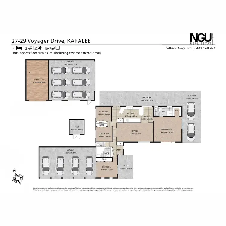 Floorplan of Homely house listing, 27 Voyager Drive, Karalee QLD 4306