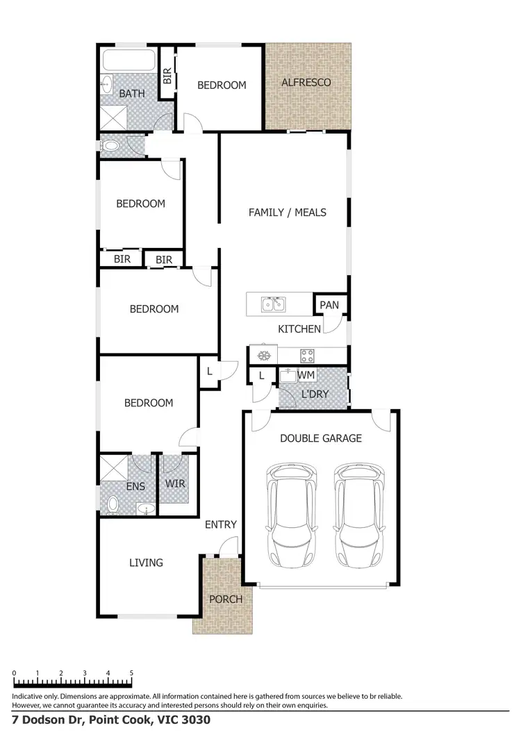 Floorplan of Homely house listing, 7 Dodson Drive, Point Cook VIC 3030