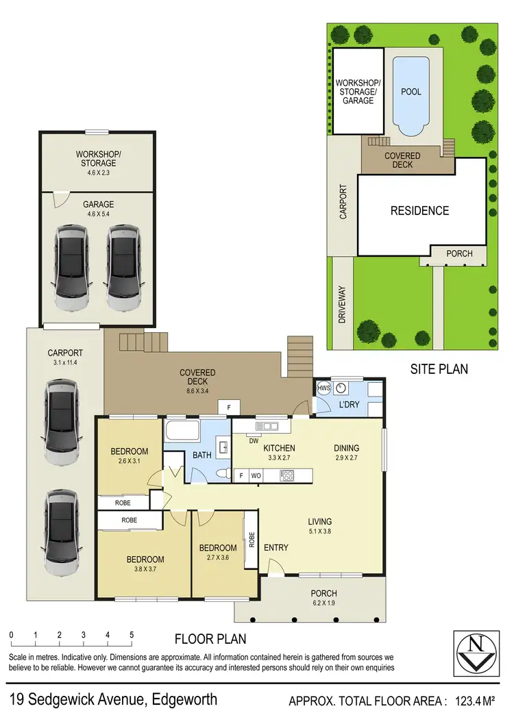 Floorplan of Homely house listing, 19 Sedgwick Avenue, Edgeworth NSW 2285