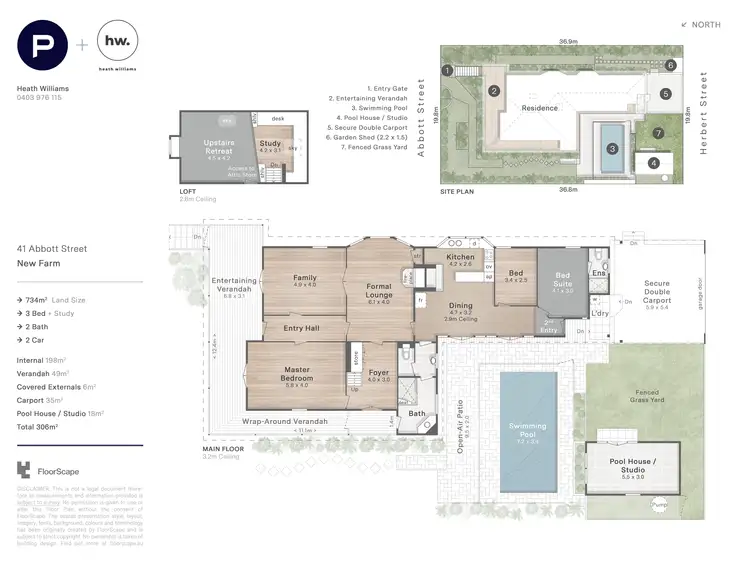 Floorplan of Homely house listing, 41 Abbott Street, New Farm QLD 4005