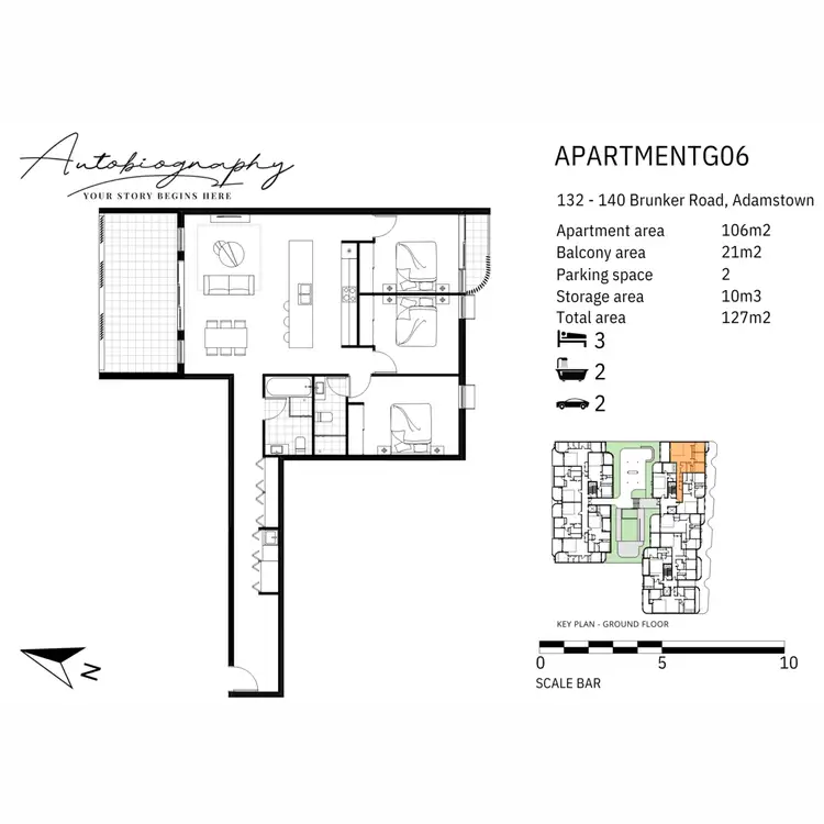 Floorplan of Homely apartment listing, 6/132-140 Brunker Road, Adamstown NSW 2289