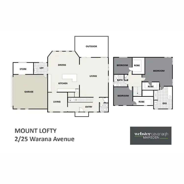 Floorplan of Homely house listing, House 2/25 Warana Avenue, Mount Lofty QLD 4350