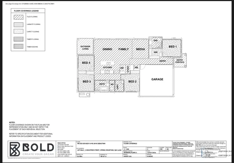 Floorplan of Homely house listing, 3 Heavitree Street, Spring Mountain QLD 4300