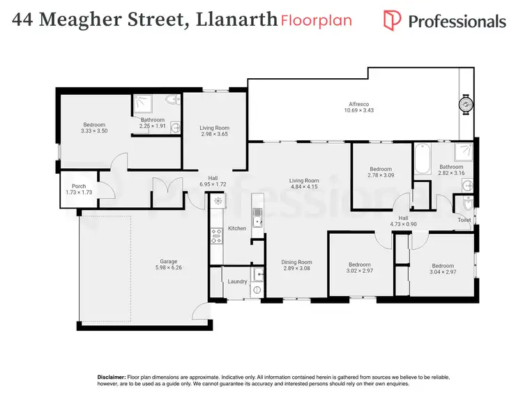 Floorplan of Homely house listing, 222 Piper Street, Bathurst NSW 2795